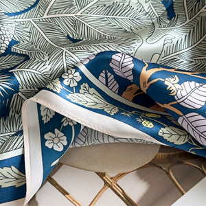 MaraSilk Pure Mulberry Silk Scarf - Square Crepe Satin MS426