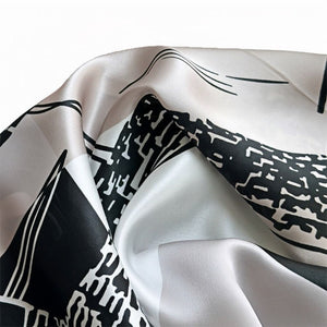 MaraSilk Pure Mulberry Silk Scarf - Square Crepe Satin MS427