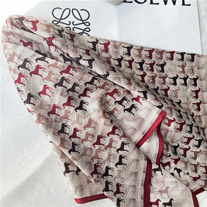 MaraSilk Pure Mulberry Silk Scarf - Square Crepe Satin MS429