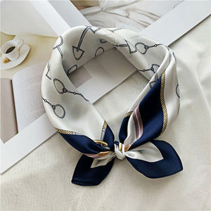 MaraSilk Pure Mulberry Silk Scarf Square Crepe Satin MS43-1