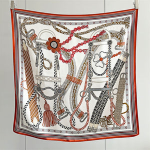 MaraSilk Pure Mulberry Silk Scarf - Square Crepe Satin MS430 34" x 34" MS43003