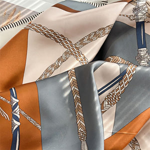 MaraSilk Pure Mulberry Silk Scarf - Square Crepe Satin MS430