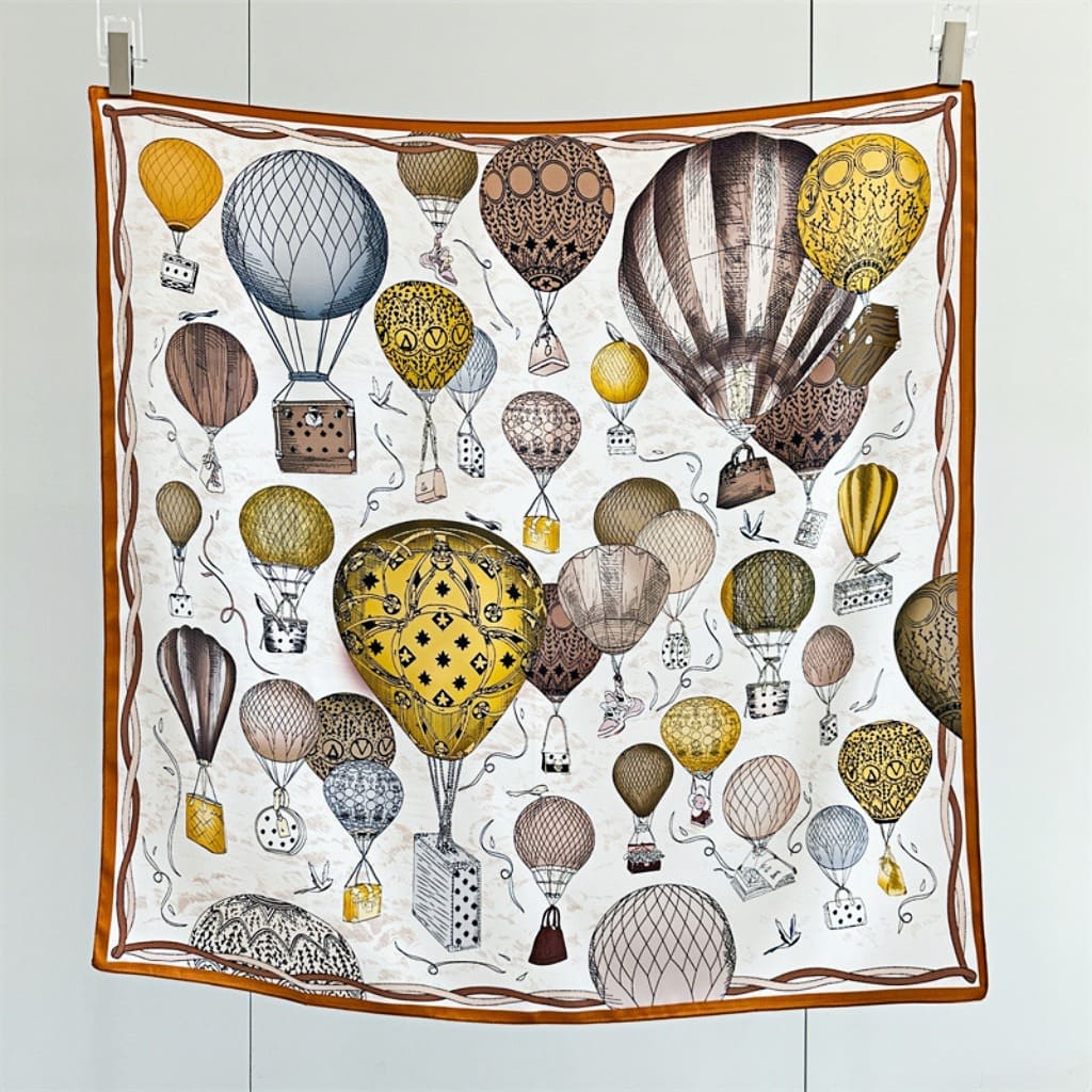 MaraSilk Pure Mulberry Silk Scarf - Square Crepe Satin MS432 34" x 34" MS43201