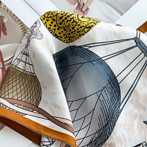 MaraSilk Pure Mulberry Silk Scarf - Square Crepe Satin MS432