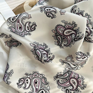 MaraSilk Pure Mulberry Silk Scarf - Square Crepe Satin MS434