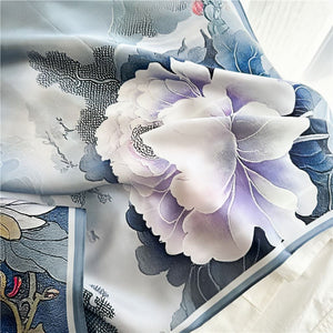 MaraSilk Pure Mulberry Silk Scarf - Square Crepe Satin MS435