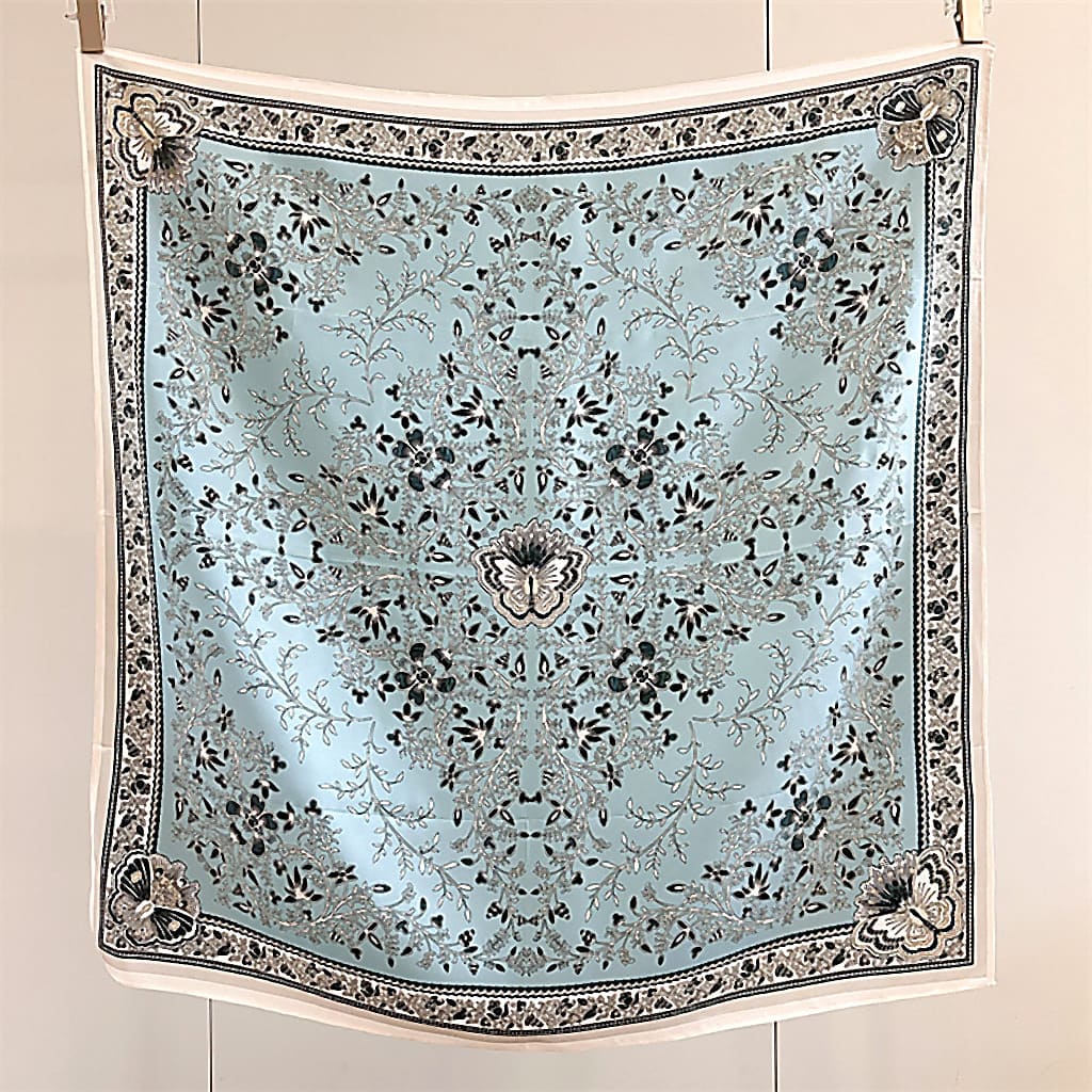 MaraSilk Pure Mulberry Silk Scarf - Square Crepe Satin MS437 34" x 34" MS43701