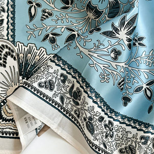 MaraSilk Pure Mulberry Silk Scarf - Square Crepe Satin MS437