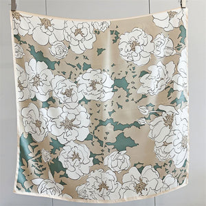 MaraSilk Pure Mulberry Silk Scarf - Square Crepe Satin MS438 34" x 34" MS43802