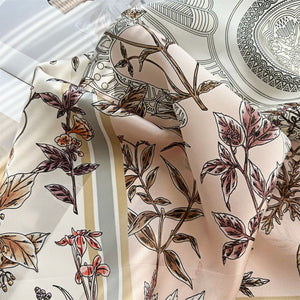 MaraSilk Pure Mulberry Silk Scarf - Square Crepe Satin MS439