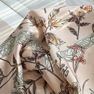 MaraSilk Pure Mulberry Silk Scarf - Square Crepe Satin MS439