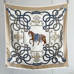 MaraSilk Pure Mulberry Silk Scarf - Square Crepe Satin MS442 34" x 34" MS44201