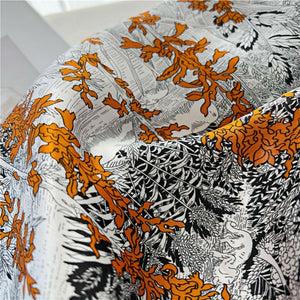 MaraSilk Pure Mulberry Silk Scarf - Square Crepe Satin MS443