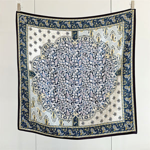 MaraSilk Pure Mulberry Silk Scarf - Square Crepe Satin MS446