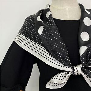 MaraSilk Pure Mulberry Silk Scarf - Square Crepe Satin MS448