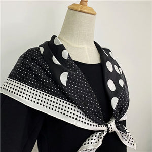 MaraSilk Pure Mulberry Silk Scarf - Square Crepe Satin MS448