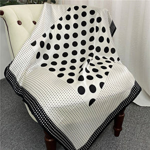 MaraSilk Pure Mulberry Silk Scarf - Square Crepe Satin MS448