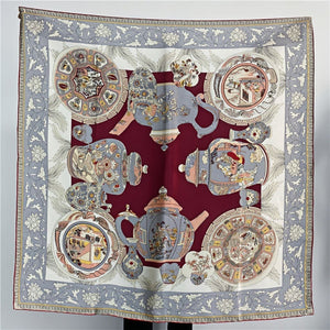 MaraSilk Pure Mulberry Silk Scarf - Square Crepe Satin MS449 41" x 41" MS44903