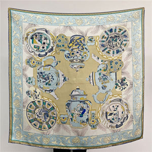 MaraSilk Pure Mulberry Silk Scarf - Square Crepe Satin MS449 41" x 41" MS44901