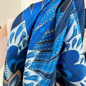 MaraSilk Pure Mulberry Silk Scarf - Square Crepe Satin MS450