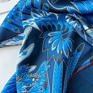 MaraSilk Pure Mulberry Silk Scarf - Square Crepe Satin MS450