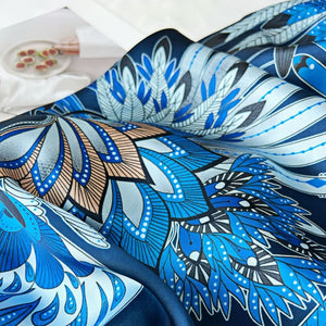 MaraSilk Pure Mulberry Silk Scarf - Square Crepe Satin MS450