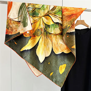 MaraSilk Pure Mulberry Silk Scarf - Square Jacquard MS453 41" x 41" MS45303