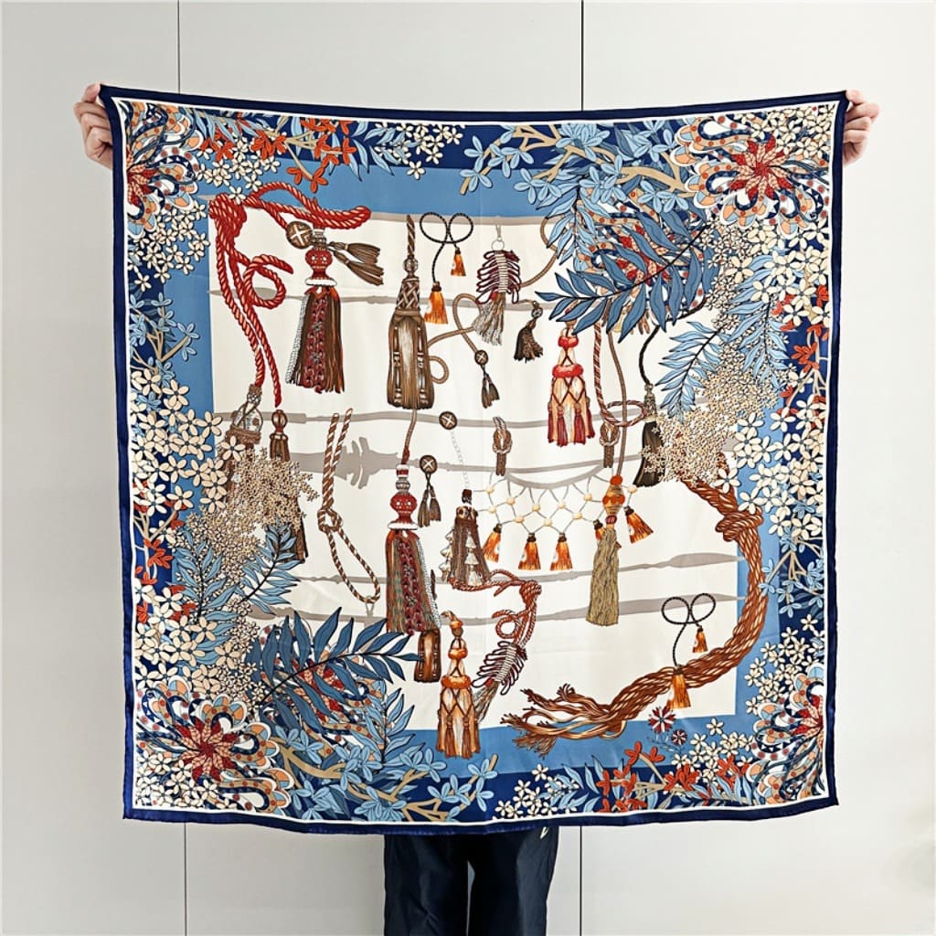 MaraSilk Pure Mulberry Silk Scarf - Square Crepe Satin MS454 41" x 41" MS45402