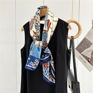 MaraSilk Pure Mulberry Silk Scarf - Square Crepe Satin MS454