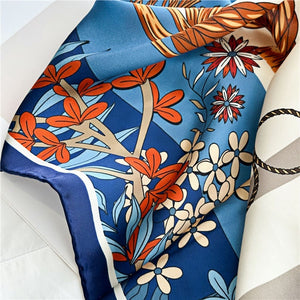 MaraSilk Pure Mulberry Silk Scarf - Square Crepe Satin MS454