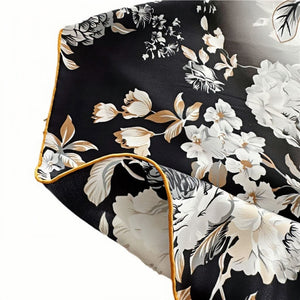 MaraSilk Pure Mulberry Silk Scarf - Square Crepe Satin MS455