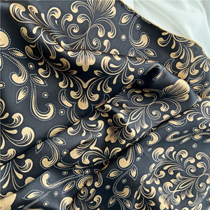 MaraSilk Pure Mulberry Silk Scarf - Square Crepe Satin MS457