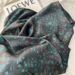 MaraSilk Pure Mulberry Silk Scarf - Square Crepe Satin MS457