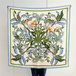 MaraSilk Pure Mulberry Silk Scarf - Square Crepe Satin MS458 41" x 41" MS45803