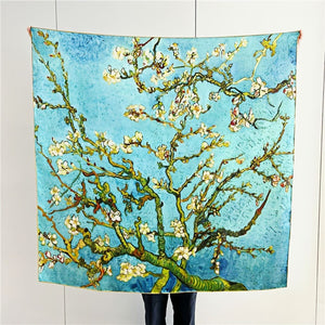 MaraSilk Pure Mulberry Silk Scarf - Square Crepe Satin MS458 41" x 41" MS45804