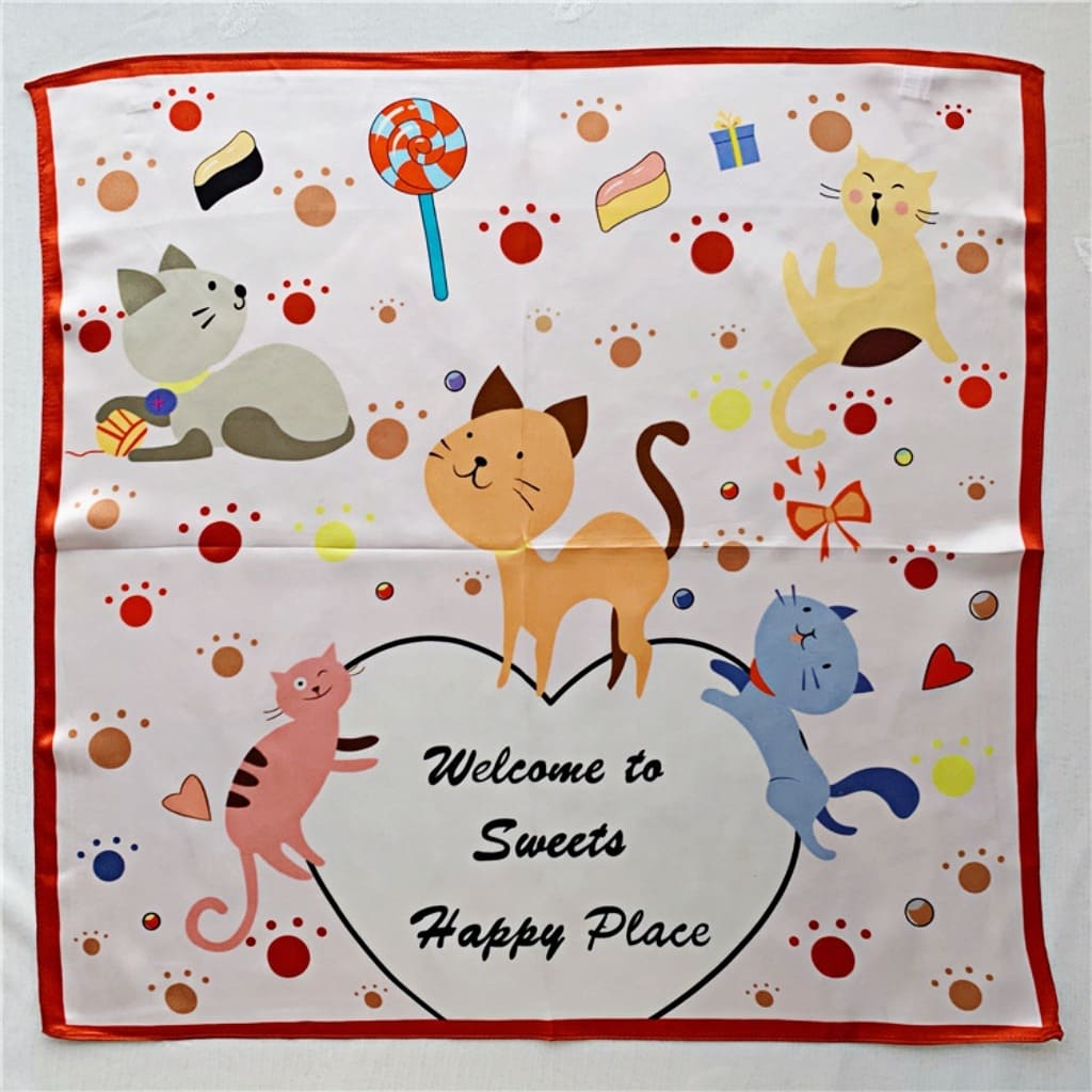 MaraSilk Pure Mulberry Silk Scarf Square Crepe Satin MS46-3