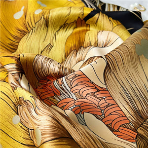 MaraSilk Pure Mulberry Silk Scarf - Square Crepe Satin MS461