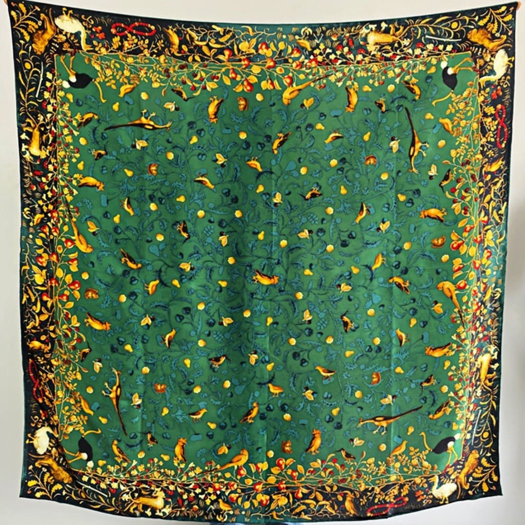 MaraSilk Pure Mulberry Silk Scarf - Square Crepe Satin MS462 41" x 41" MS46202