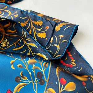 MaraSilk Pure Mulberry Silk Scarf - Square Crepe Satin MS462