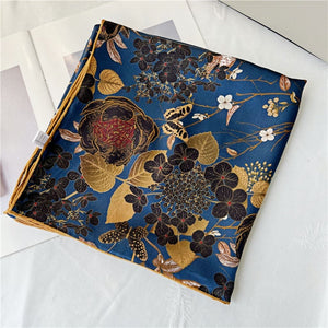 MaraSilk Pure Mulberry Silk Scarf - Square Crepe Satin MS463