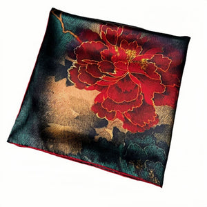 MaraSilk Pure Mulberry Silk Scarf - Square Crepe Satin MS465