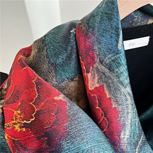 MaraSilk Pure Mulberry Silk Scarf - Square Crepe Satin MS465