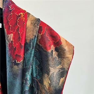 MaraSilk Pure Mulberry Silk Scarf - Square Crepe Satin MS465