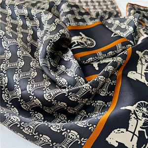 MaraSilk Pure Mulberry Silk Scarf - Square Crepe Satin MS473