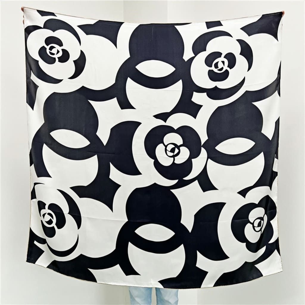 MaraSilk Pure Mulberry Silk Scarf - Square Crepe Satin MS477