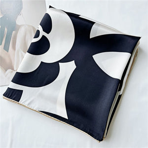 MaraSilk Pure Mulberry Silk Scarf - Square Crepe Satin MS477