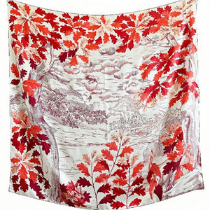 MaraSilk Pure Mulberry Silk Scarf - Square Crepe Satin MS482