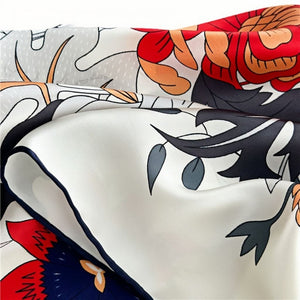 MaraSilk Pure Mulberry Silk Scarf - Square Crepe Satin MS488