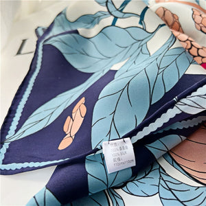 MaraSilk Pure Mulberry Silk Scarf - Square Crepe Satin MS490