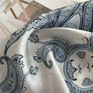 MaraSilk Pure Mulberry Silk Scarf Square Crepe Satin MS50-19